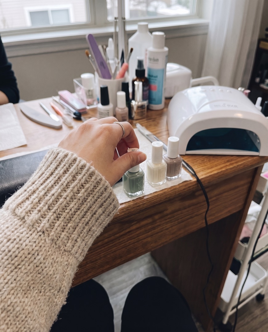 Picking a sage green polish