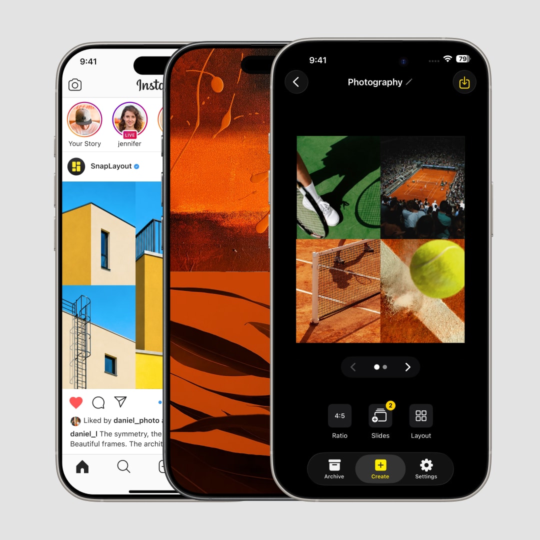 Adjusting gap size and background color in a photo grid with full control in SnapLayout