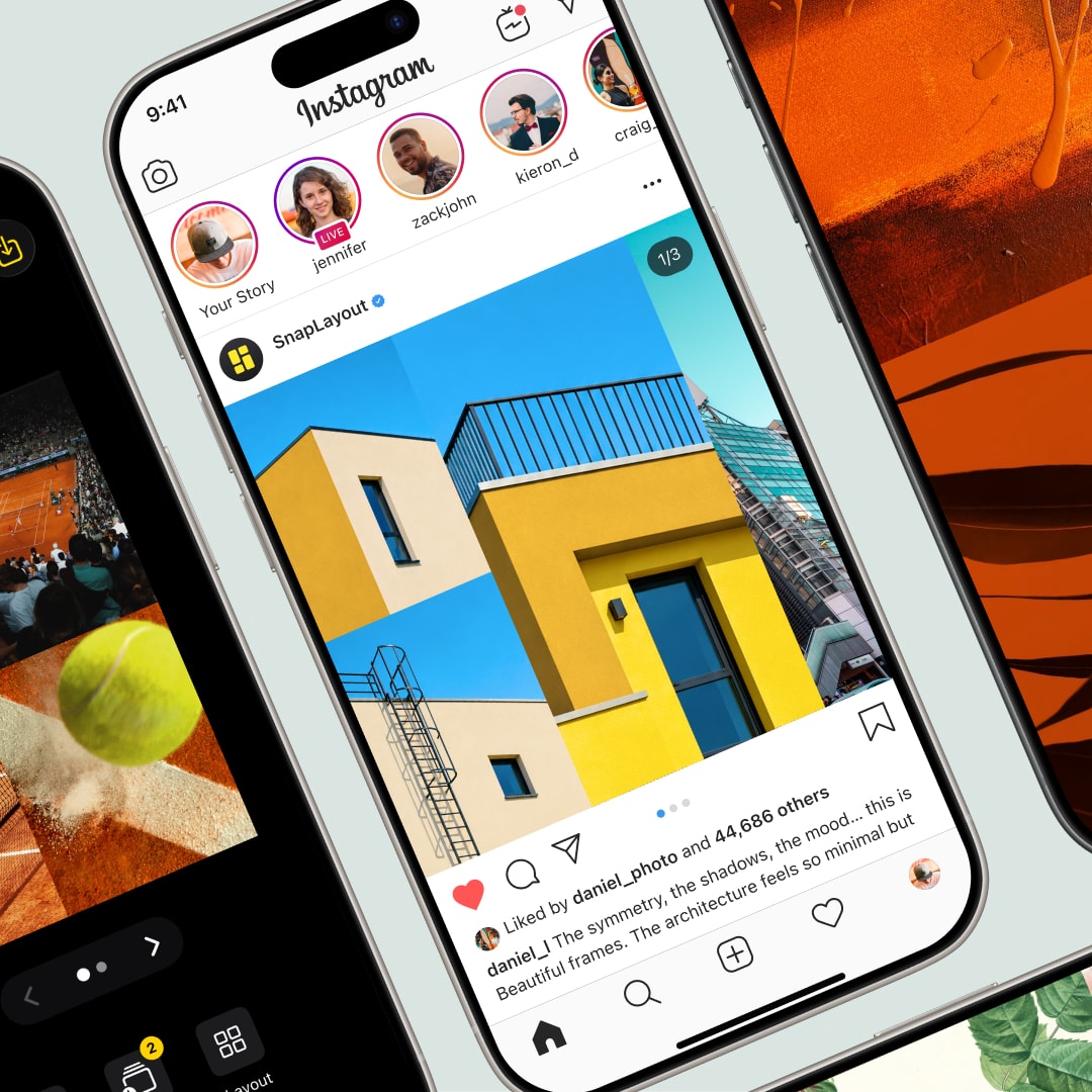 The SnapLayout team working on the photo collage app